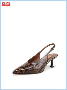 Pointed Toe Kitten Heel Slingback Pumps Woven Formal